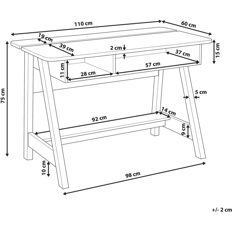 Cm X 60 Jackson Clairblanc 110 En Bois Bureau nPkO8w0