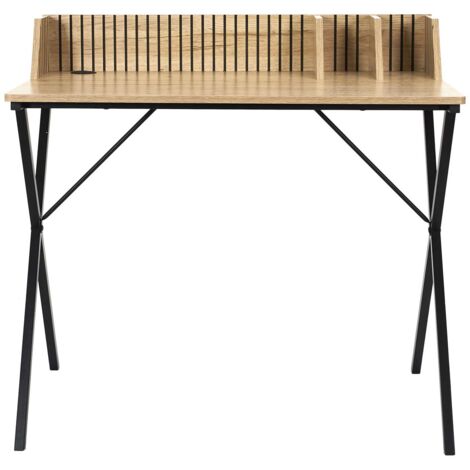 Bureau en bois et métal SAULK