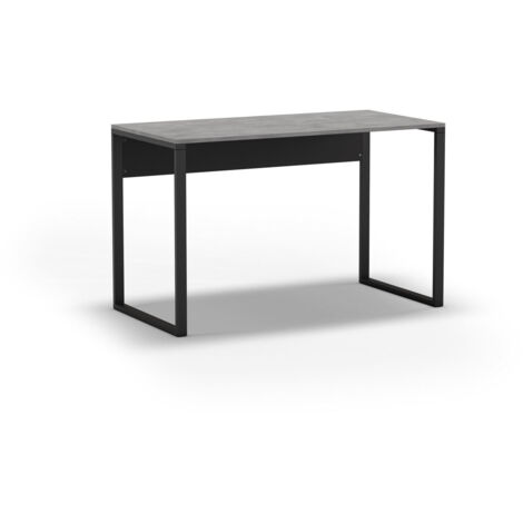 bureau en bois "inna" 100 x 60 x 75 cm - Gris rétro