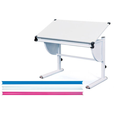 Bureau Enfant Inclinable "Lomi" 110cm Blanc