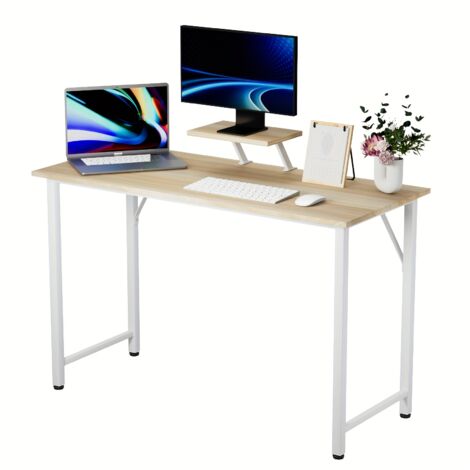 Bureau Gamer Pro Revêtement Carbone & Charge 150kg – MDF Haute Densité 100x50x74cm  pour Télétravail/Jeu – Design Moderne Anti-Rayures & Montage Express