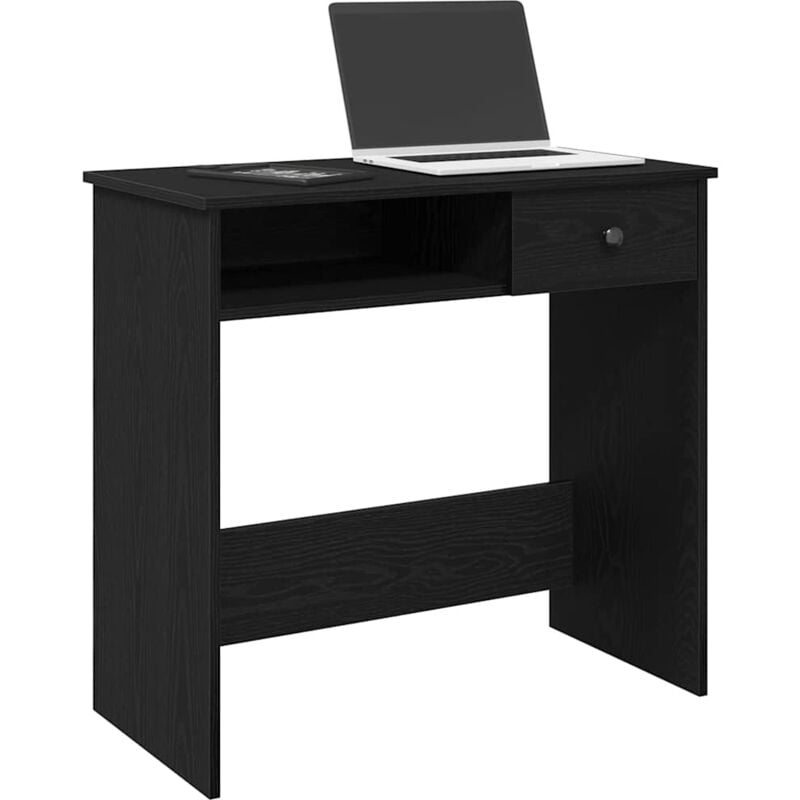Vidaxl - Bureau Noir 80x40x75 cm Aggloméré