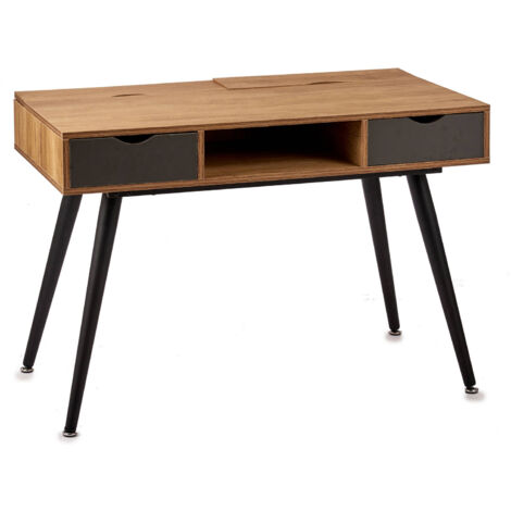 Bureau industriel avec tiroirs, 110 x 60 x 75 cm