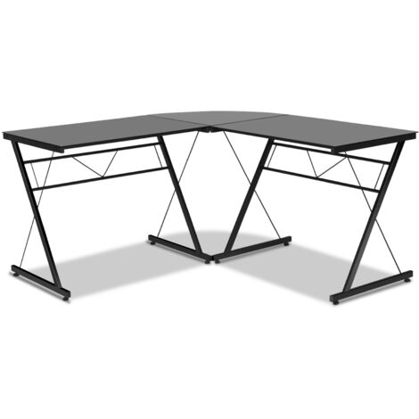 bureau informatique en forme l,table d’angle ordinateur de style moderne peut être divisée