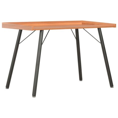 Bureau Informatique, Table de travail, Meuble de Bureau Marron 90x50x79 cm HYB73563