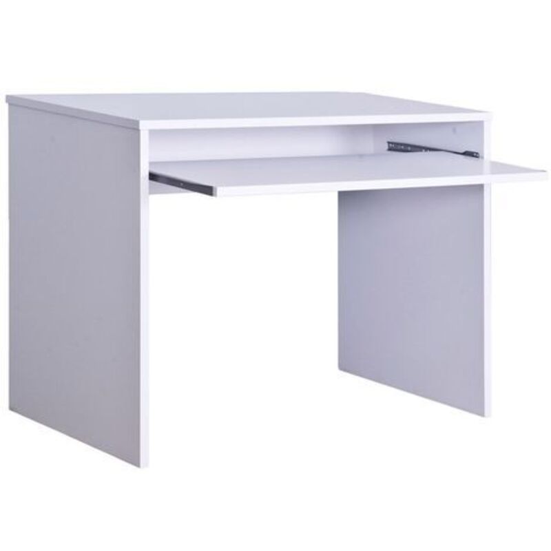 Topkit - Table de bureau Madrid 900 |Petite table d'ordinateur|Table pour petits espaces | Blanc Topkit - Table de bureau Madrid 900 |Petite table d'ordinateur|Table pour petits espaces | Blanc