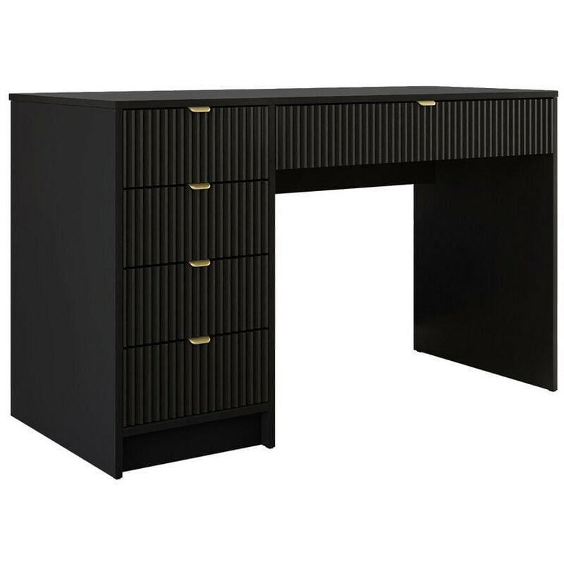 Mobilier1 - Bureau Comfivo Larmire 100, Noir, Avec tiroirs, Le nombre de portes: 0, Nombre de tiroirs: 0, 76x120x55cm
