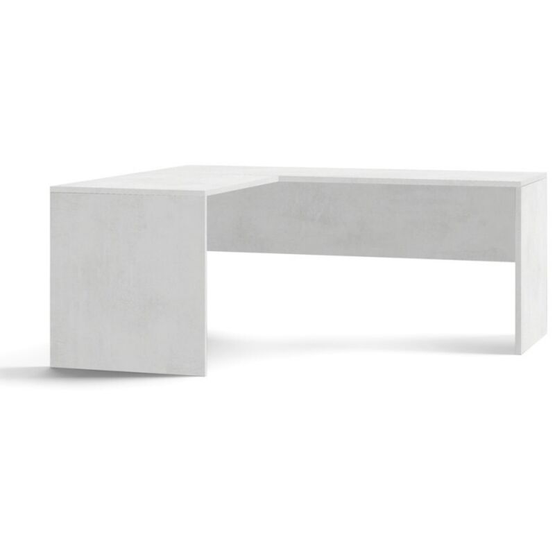 Sarmog - Bureau d'angle gauche moderne en Ossido White 180x169x h76 cm Sarmog - Bureau d'angle gauche moderne en Ossido White 180x169x h76 cm