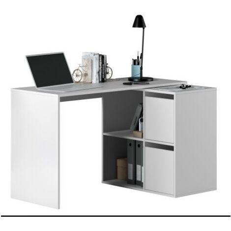 Bureau multipositions Gio - Blanc Artik 74 A X 120 AN X 77 P