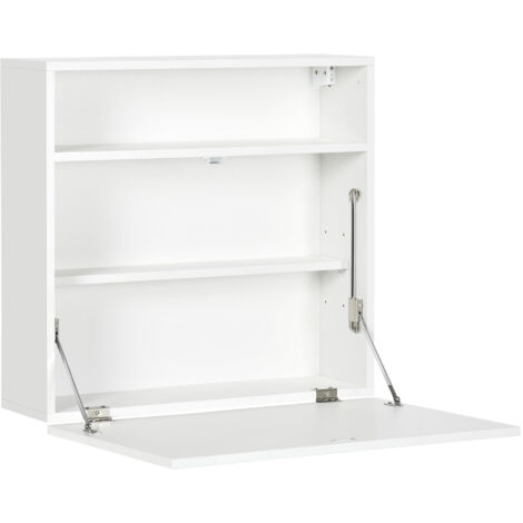 Bureau mural pliable KENT blanc