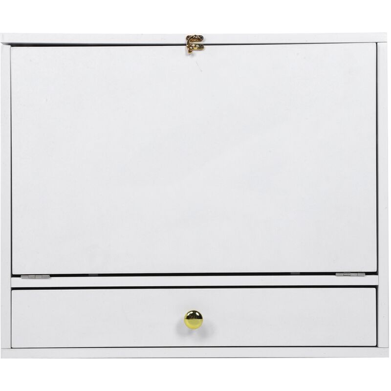 Kkmoon - Bureau mural pliant multifonction - Table pour ordinateur portable ou écriture - Idéal pour bureau à domicile ou espace réduit