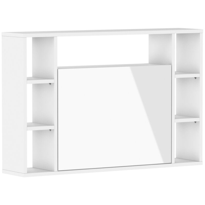 Bim Furniture - Bureau muse blanc mat / blanc brillant