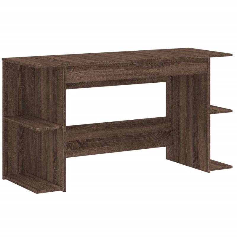 Vidaxl - Bureau chêne marron 140x50x75 cm bois d'ingénierie