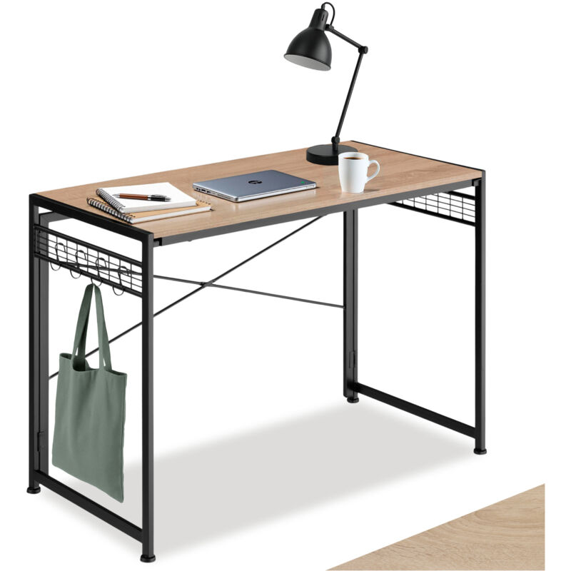Tectake - Bureau Paterson pliable, One Size, Sable