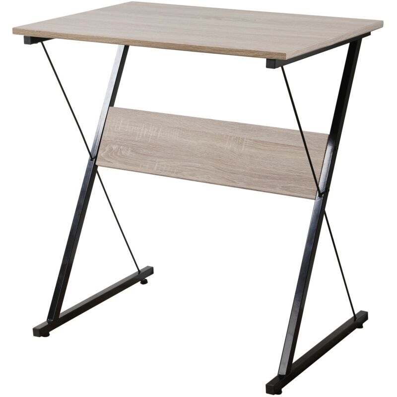 Nordlys - Bureau Informatique Pliable Industriel Bois
