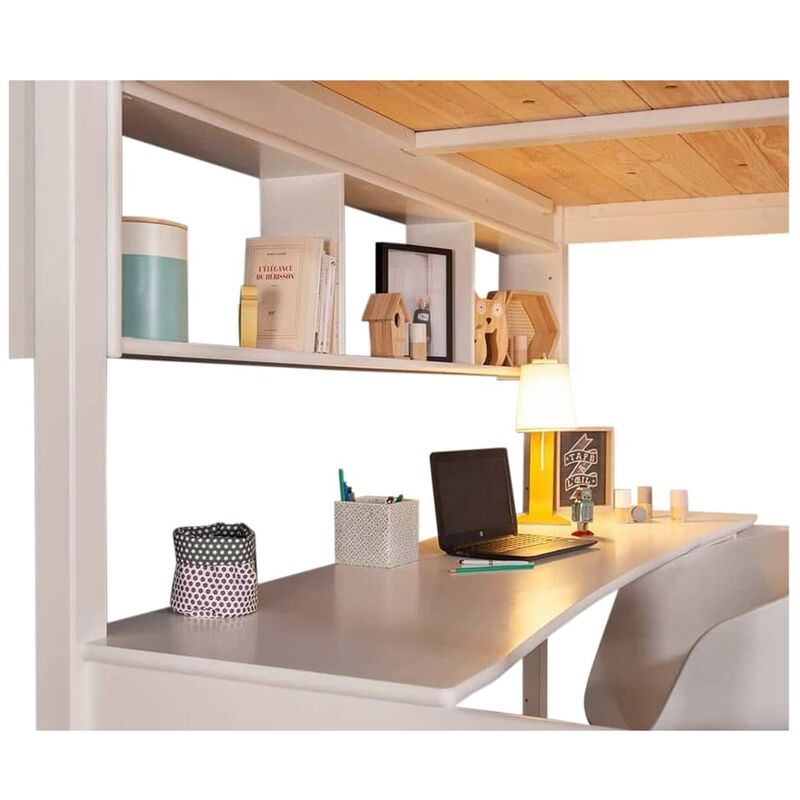 Akiten Retail - Bureau pour lit mezzanine Orphée Bois - Bois
