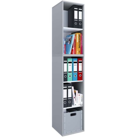 Bureau & Rayon de la cuisine Lona H. 183 x L. 35 x P. 37 cm Gris