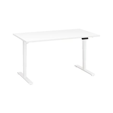 Bureau réglable en hauteur électrique blanc ARCH Ergo Premium 140 x 80 cm - blanc - Maxiburo