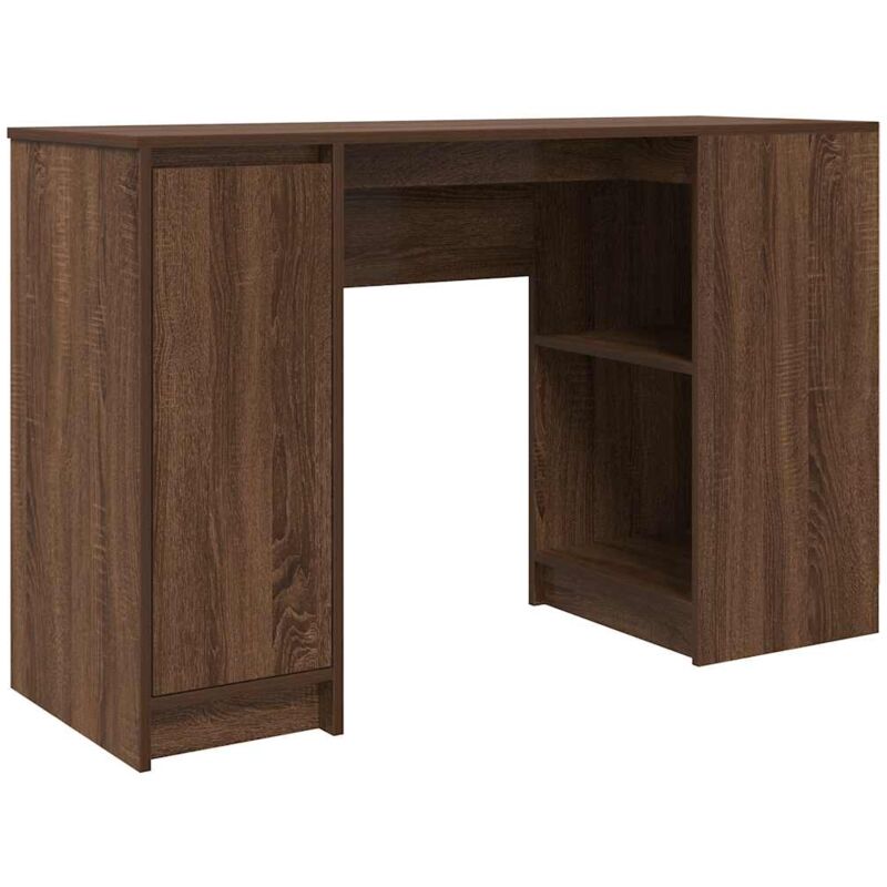 Vidaxl - Bureau chêne marron 120x42x76 cm bois d'ingénierie
