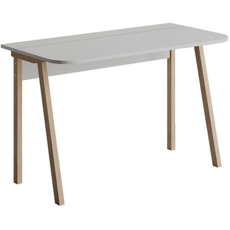 Bureau Table d'odinateur Table de travail coloris Blanc - Hauteur 75 x Longueur 120 x Profondeur 60 cm