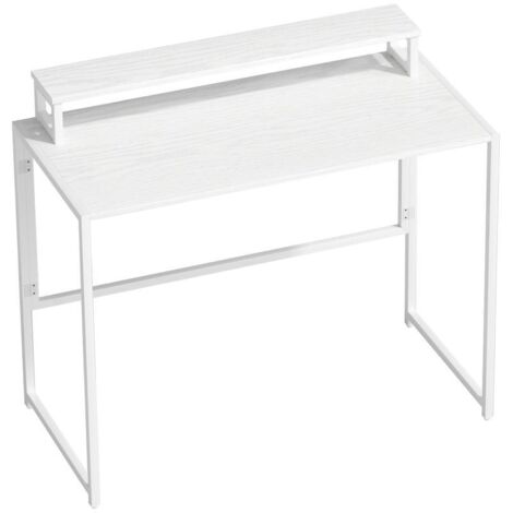 Bureau/table d'ordinateur pliante avec support pour écran, pour bureau à domicile, 100 x 48 x 87,5 cm