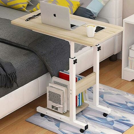 Table de lit mobile ergonomique à hauteur et largeur réglables MCT