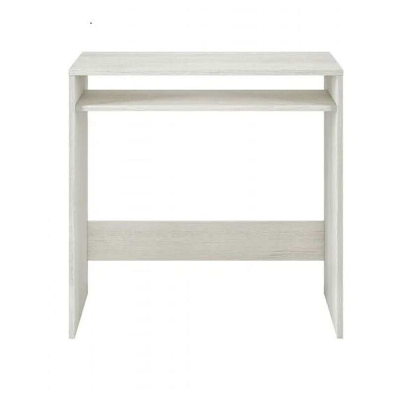 Usinestreet - Bureau pour chambre d'adolescent, table blanche des Alpes, 79 x 43 x 78 cm