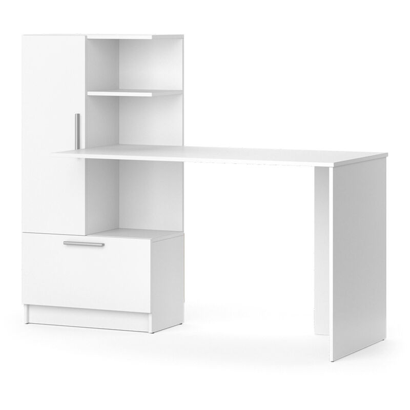 Vicco - Bureau Tomy, Blanc, 150 x 59.3 cm