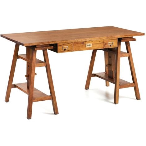 Treteau en bois pour tables et bureaux ordinateur