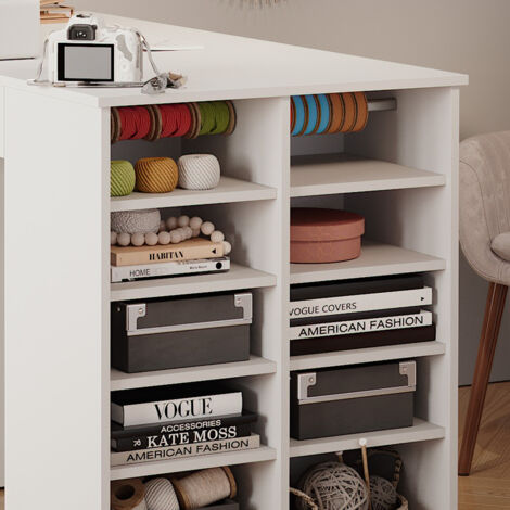 Bureau Victoria, Blanc, 135x68cm, Vicco