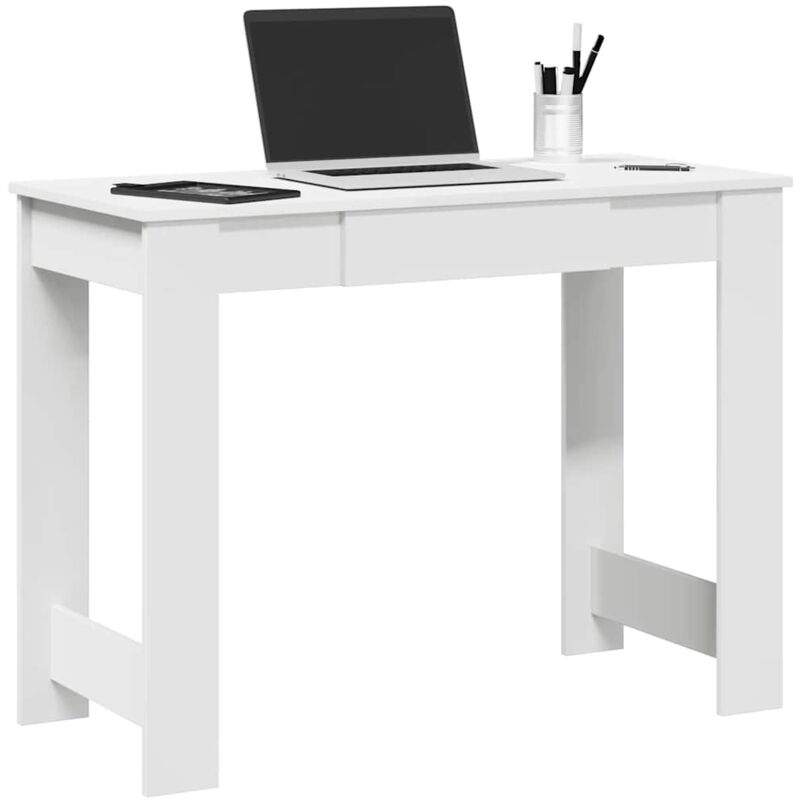 Vidaxl - Bureau blanc 100x45x75 cm bois d'ingénierie