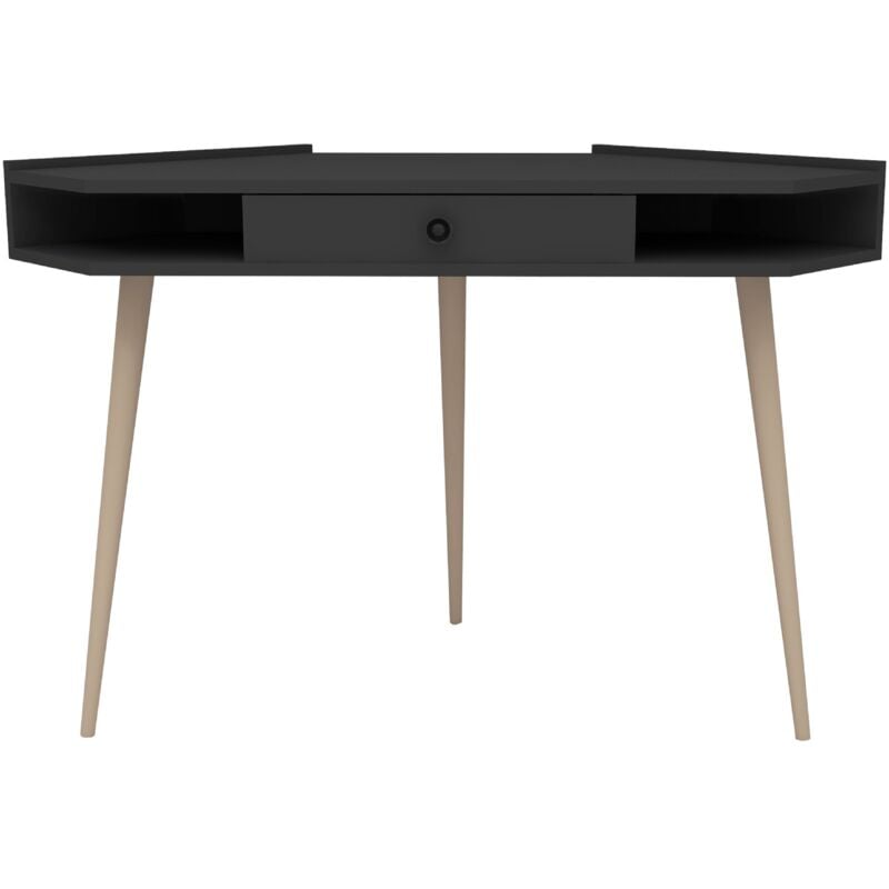 Wellhome - Bureau 85,2x130,8x55 cm, Anthracite - 'ufuk' - Anthracite