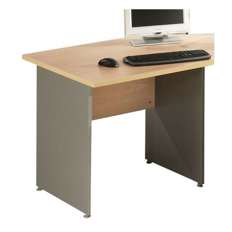Beaux Meubles Pas Chers - Bureau Winch 80 x 80 cm Hêtre Alu