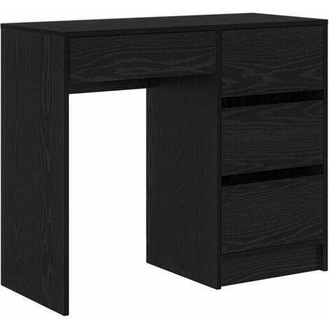 Bureau，Table de travail，Secrétaire d'écriture en chêne noir Chêne noir CFW52456