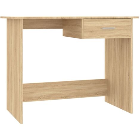 Bureau，Table de travail，Table d'étude Chêne sonoma 100x50x76 cm Bois d’ingénierie CFW37670