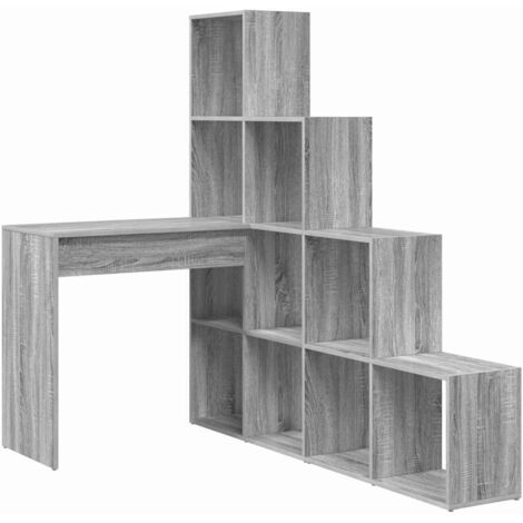 Bureau，Table de travail，Table d'étude d'angle Sonoma gris 101.5 x 149.5 x 149.5 cm CFW87418