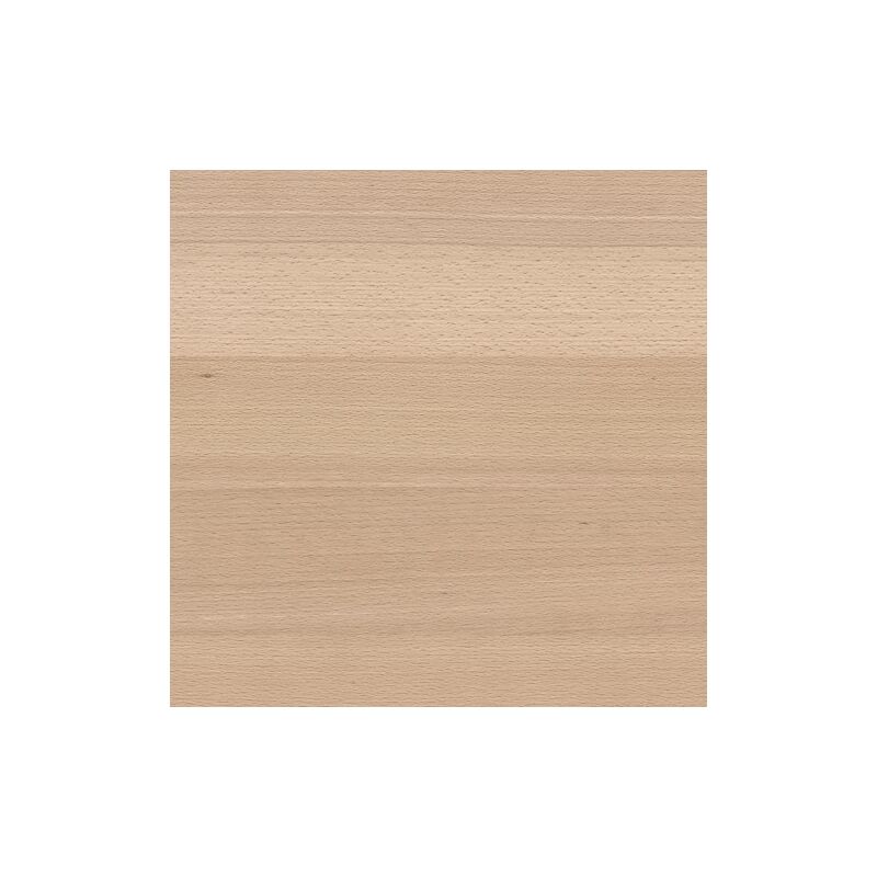 Bureau droit hêtre ambré L 140 x P 80 cm piétement plein bois - Jazz - Hêtre ambré