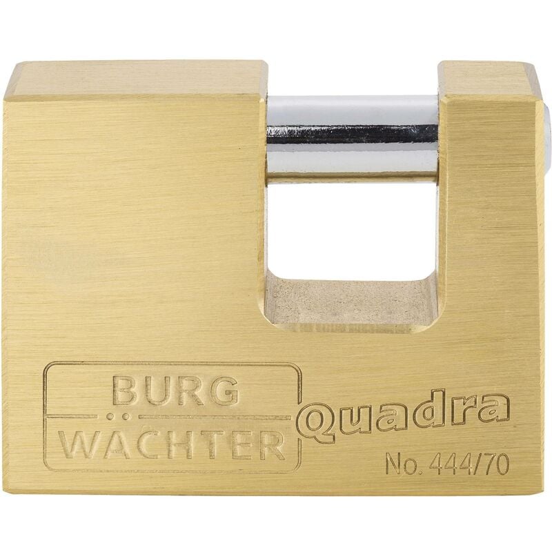 Burg Wächter 28681 Cadenas 70.00 mm fermeture différente laiton avec serrure à clé C304802