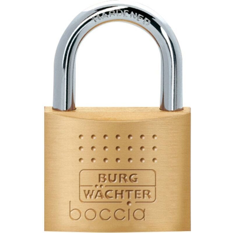 Burg Wächter 33721 Cadenas 50.00 mm fermeture différente laiton avec serrure à clé