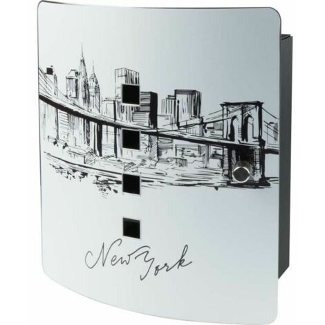 BURG-WACHTER Armadio per chiavi 6204/10 Ni Skyline NY
