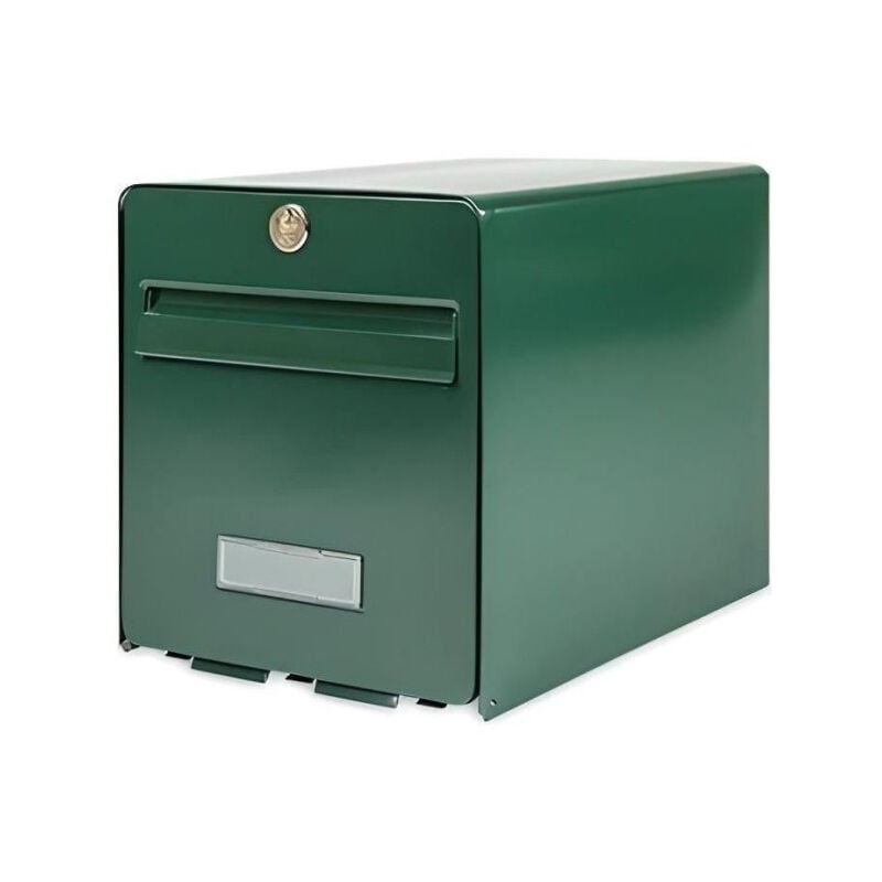 Boîte aux lettres Favor en acier galvanisé - 1 porte - Vert - Burg Wachter