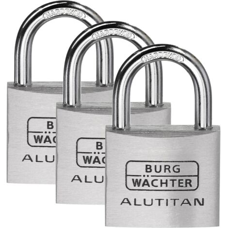 BURG-WÃ''CHTER KIT DE CADENAS ALUTITAN TRIO 770 40 BURG-WCHTER 36251