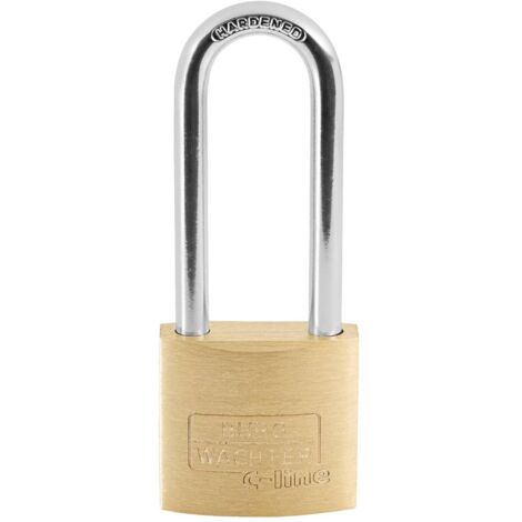 Burg-Wachter, lucchetto con 2 chiavi, 5 mm di spessore, a gancio lungo, C-Line HB 222 30 45 SB, confezione da 1