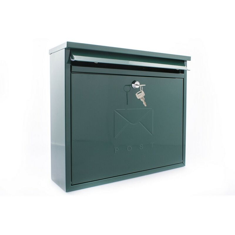 Burg Wachter - Burg-Wachter MB02 g Elegance Banked Post Box Green - Green