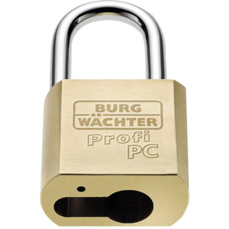Burg-Wächter 116 PC 50 HB 80 Niro lucchetto ottone inox 80 mm
