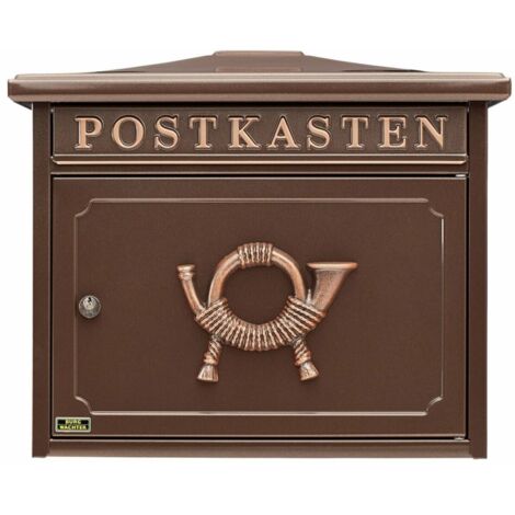Burg Wächter 12830 SYLT 1883 K Briefkasten Stahlblech Kupfer (metallic) Schlüsselschloss