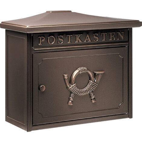 Cassetta Postale Utilia CAPRI - Design Classico In Metallo, Colore Marrone, Cassetto Anteriore - Foto 10