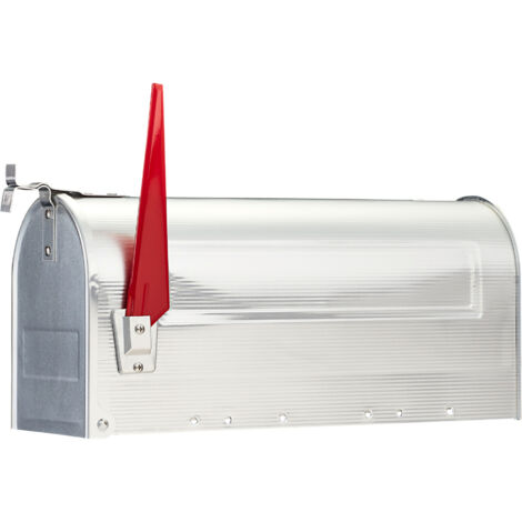 Burg Wächter 18630 US-BOX 892 Alu Briefkasten Aluminium Silber