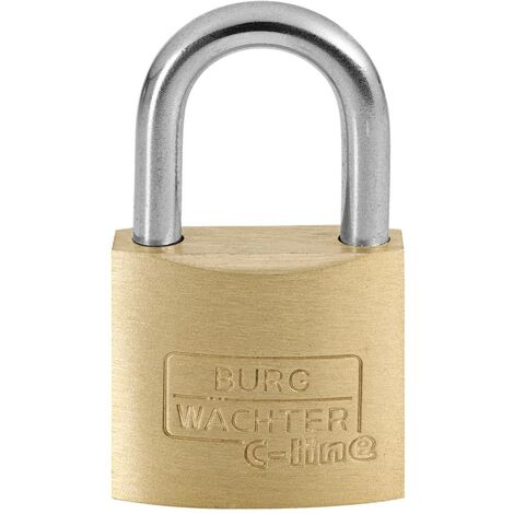 Burg Wächter 3041 Lucchetto 25.00 mm Chiavi diverse Ottone Serratura a chiave