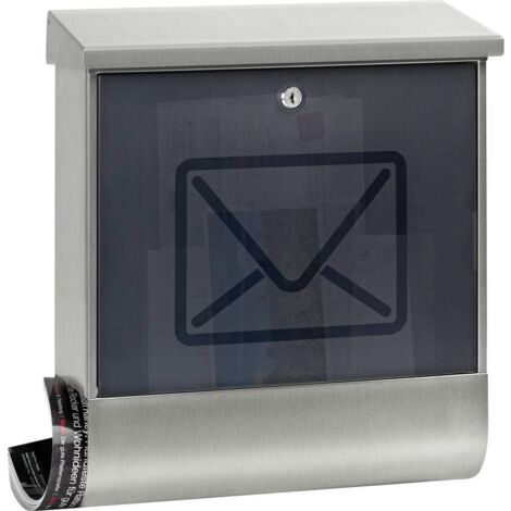 Burg Wächter 65300 Lucenta 2700 Ni Boîte aux lettres acier inoxydable acier inoxydable avec serrure